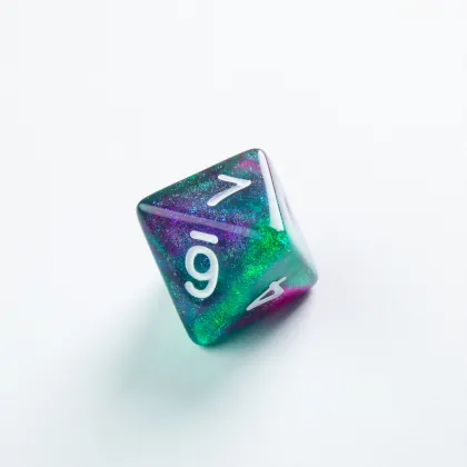 Gamegenic - Galaxy Series RPG Dice Set: Aurora (7 stuks)