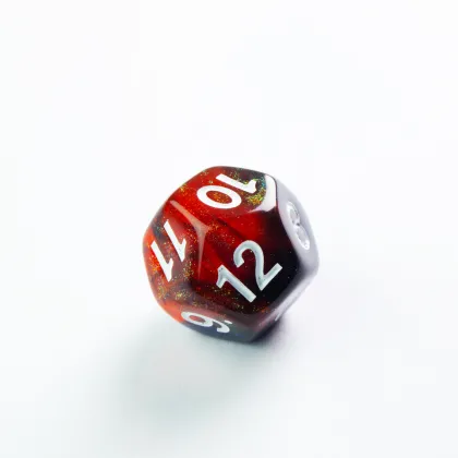 Gamegenic - Galaxy Series RPG Dice Set: Mars (7 stuks)