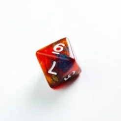 Gamegenic - Galaxy Series RPG Dice Set: Mars (7 stuks)