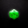 Gamegenic - Glow Series RPG Dice Set: Venom Stones (7 stuks)