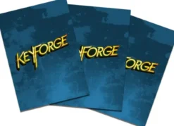 Gamegenic KeyForge Logo Sleeves: Blue (40 stuks)