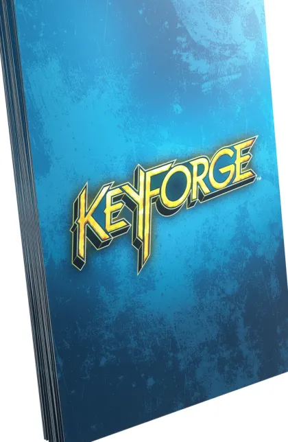 Gamegenic KeyForge Logo Sleeves: Blue (40 stuks)