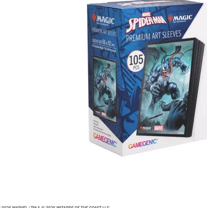 Gamegenic Magic: The Gathering - Prime Art Sleeves: Marvel's Spider-Man - Venom (100 stuks)