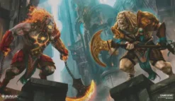 Gamegenic - Magic: The Gathering - Shiny Playmat: Reality Fracture - Ajani, Path of Vengeance / Counterattack Leader