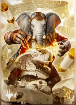 Gamegenic Magic: The Gathering - Secrets of Strixhaven Premium Art Sleeves: Quintorius, History Chaser (105 stuks) (105 stuks)