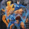 Gamegenic Magic: The Gathering - Premium Art Sleeves: Marvel Super Heroes - The Fantastic Four (105 stuks)