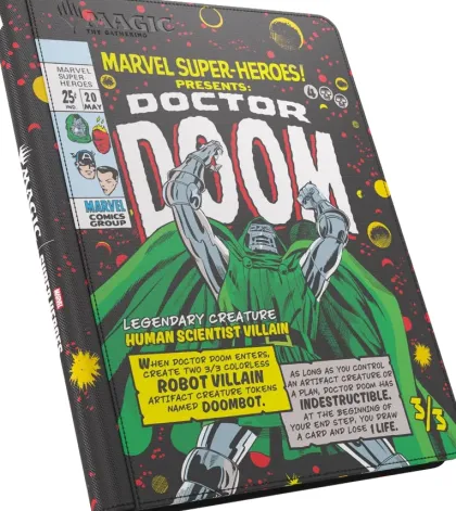 Gamegenic Magic: The Gathering - Zip-Up Album 18-Pocket: Marvel Super Heroes - Doctor Doom
