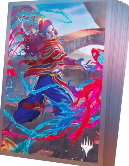 Gamegenic Magic: The Gathering - Secrets of Strixhaven Premium Art Sleeves: Rootha, Mastering the Moment (105 stuks)