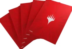 Gamegenic Magic: The Gathering - Premium Art Sleeves: Marvel Super Heroes - Double Sleeving Pack: Comic Burst Red (105 stuks)