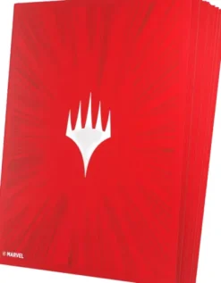 Gamegenic Magic: The Gathering - Premium Art Sleeves: Marvel Super Heroes - Double Sleeving Pack: Comic Burst Red (105 stuks)