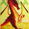Gamegenic Magic: The Gathering - Premium Art Sleeves: The Hobbit - Smaug, the Golden (105 stuks)