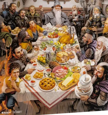Gamegenic Magic: The Gathering - 2-Player Prime Playmat: The Hobbit - Bilbo's Pantry