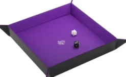 Gamegenic - Magnetic Dice Tray Square: Black/Purple