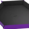 Gamegenic - Magnetic Dice Tray Hexagonal: Black/Purple