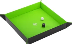 Gamegenic - Magnetic Dice Tray Square: Black/Green