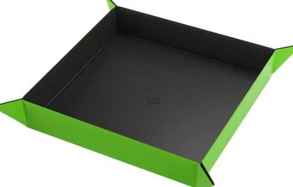 Gamegenic - Magnetic Dice Tray Square: Black/Green