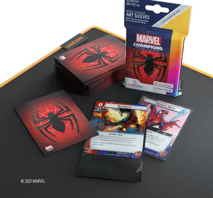 Gamegenic Marvel Champions Art Sleeves - Spider-Man (50 stuks)