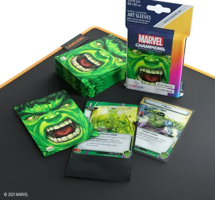 Gamegenic Marvel Champions Art Sleeves - Hulk (50 stuks)
