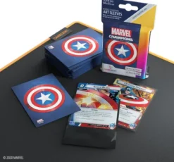 Gamegenic Marvel Champions Art Sleeves - Captain America (50 stuks)