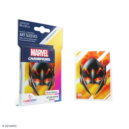 Gamegenic Marvel Champions Art Sleeves - Wasp (50 stuks)