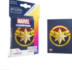 Gamegenic Marvel Champions Art Sleeves - Captain Marvel (50 stuks)