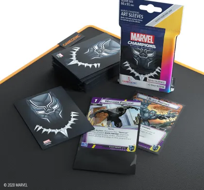 Gamegenic Marvel Champions Art Sleeves - Black Panther (50 stuks)