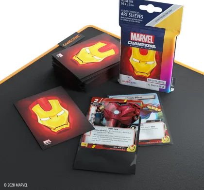Gamegenic Marvel Champions Art Sleeves - Iron Man (50 stuks)