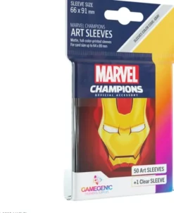 Gamegenic Marvel Champions Art Sleeves - Iron Man (50 stuks)