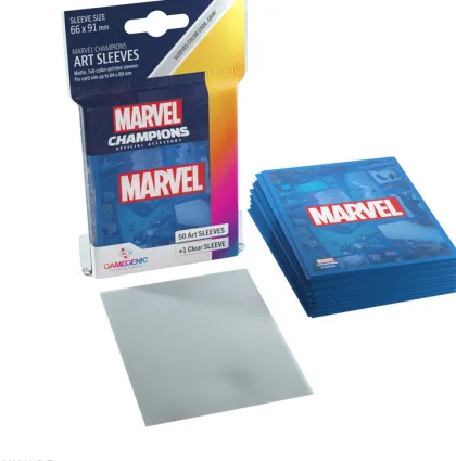 Gamegenic Marvel Champions Art Sleeves - Marvel Blue (50 stuks)
