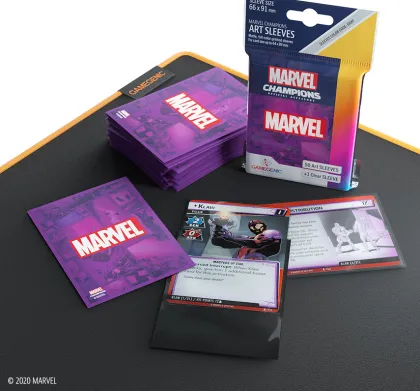 Gamegenic Marvel Champions Art Sleeves - Marvel Purple (50 stuks)