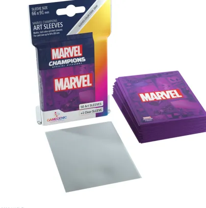 Gamegenic Marvel Champions Art Sleeves - Marvel Purple (50 stuks)