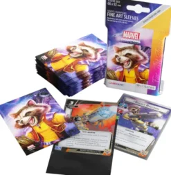 Gamegenic - Marvel Champions Fine Art Sleeves: Rocket Raccoon (50 stuks)