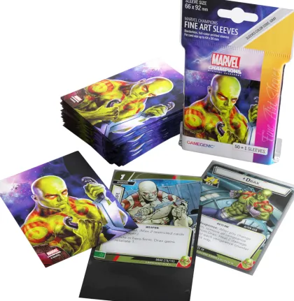 Gamegenic - Marvel Champions Fine Art Sleeves: Drax (50 stuks)