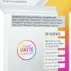 Gamegenic Matte Board Game Sleeves - Grey 66 x 91 mm (50 stuks)