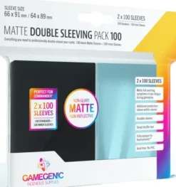 Gamegenic Matte Sleeves Double Sleeving Pack (100 stuks)