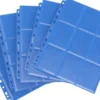 Gamegenic 18-Pocket Sideloading Pages Blue (10 stuks)