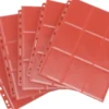 Gamegenic 18-Pocket Sideloading Pages Red (10 stuks)