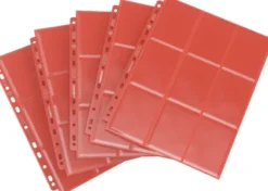 Gamegenic 18-Pocket Sideloading Pages Red (10 stuks)