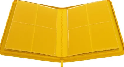 Gamegenic - Portfolio Zip-Up Album 8-Pocket: Yellow