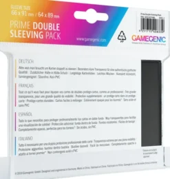 Gamegenic Prime Sleeves Double Sleeving Pack (80 stuks)