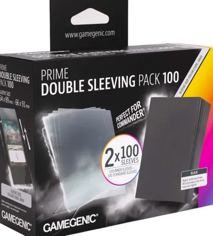 Gamegenic Prime Sleeves Double Sleeving Pack (100 stuks)