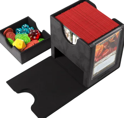 Gamegenic - Sidekick Pro 100+ XL Convertible Deckbox: Black