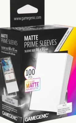 Gamegenic Sleeves Matte Prime White (100 stuks)
