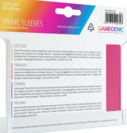 Gamegenic Sleeves Prime Pink (100 stuks)