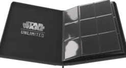 Gamegenic Star Wars: Unlimited - Premium Zip-Up Album 18-Pocket: Black