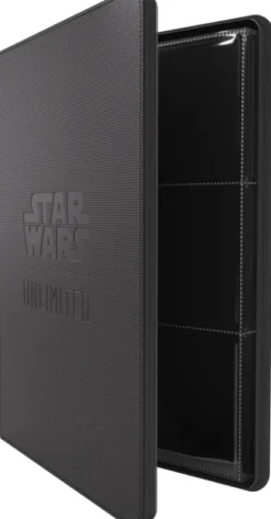 Gamegenic Star Wars: Unlimited - Premium Zip-Up Album 18-Pocket: Black