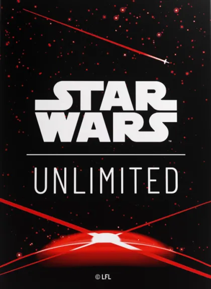 Gamegenic Star Wars: Unlimited - Art Sleeves: Card Back Red (60 stuks)