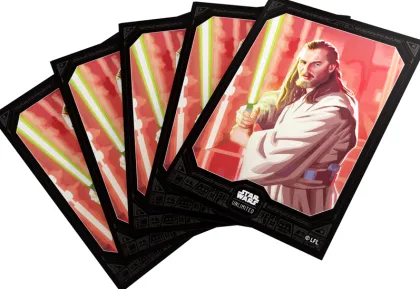 Gamegenic Star Wars: Unlimited - Premium Art Sleeves: Qui-Gon Jinn (60 stuks)