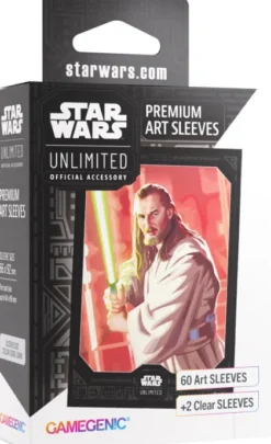 Gamegenic Star Wars: Unlimited - Premium Art Sleeves: Qui-Gon Jinn (60 stuks)