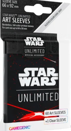 Gamegenic Star Wars: Unlimited - Double Sleeving Pack: Card Back Red (60 stuks)